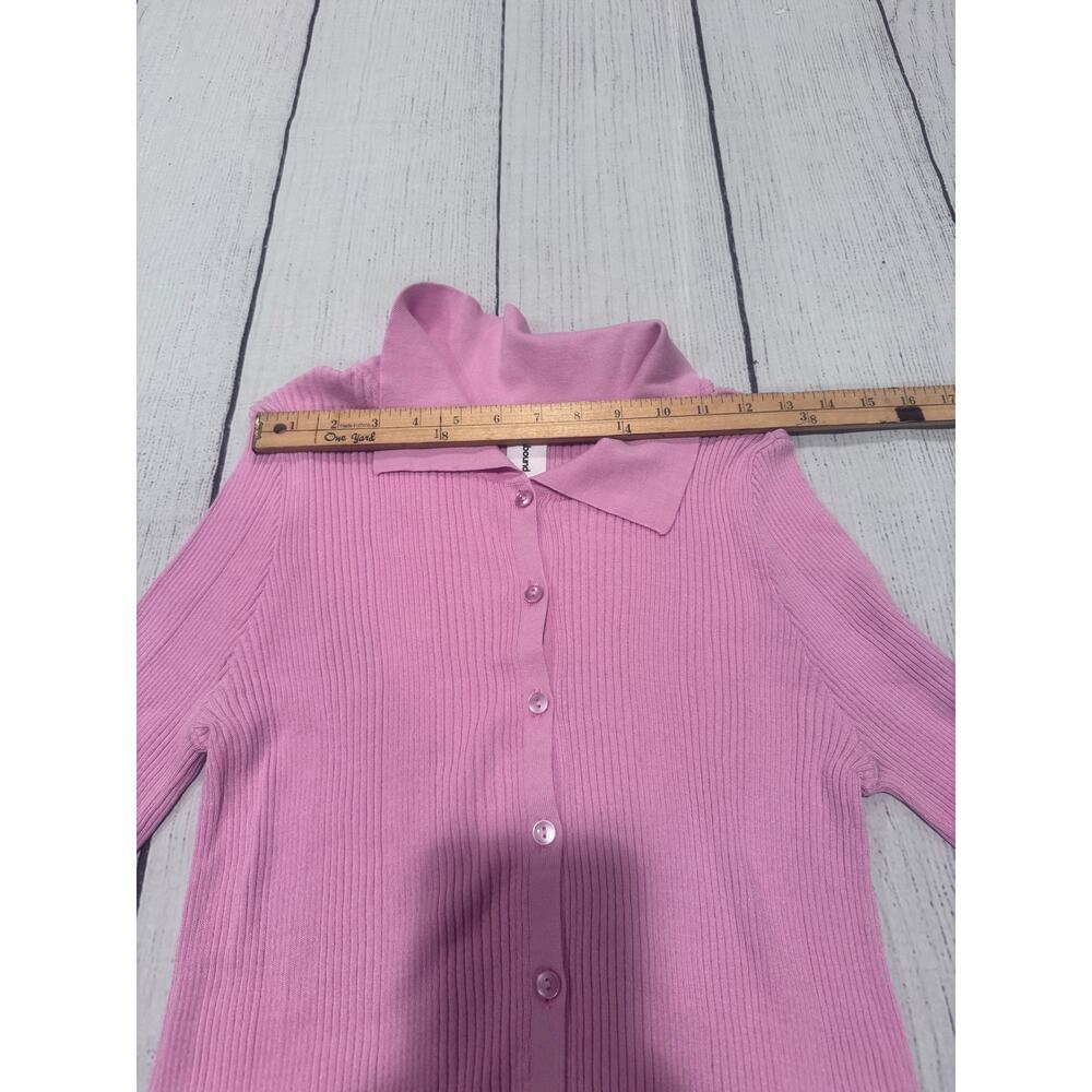 Abound Button Down Collared Lightweight Sweater - image 4